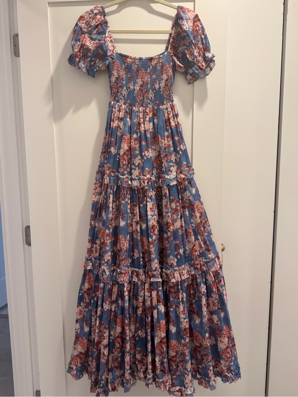 Caroline Constas Zuri Gown in Mauve Summer. Floral print. New with Tag